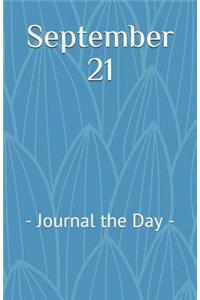 September 21
