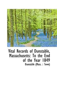 Vital Records of Dunstable, Massachusetts