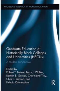 Graduate Education at Historically Black Colleges and Universities (Hbcus)