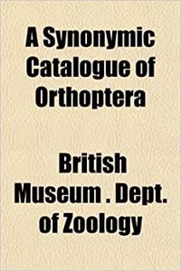 A Synonymic Catalogue of Orthoptera