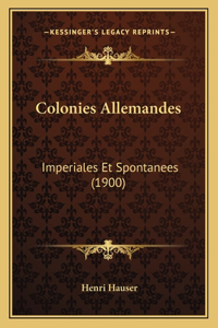 Colonies Allemandes