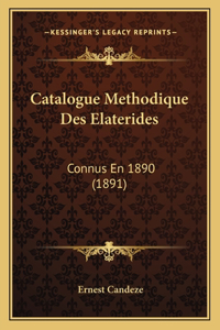 Catalogue Methodique Des Elaterides