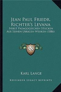 Jean Paul Friedr. Richter's Levana