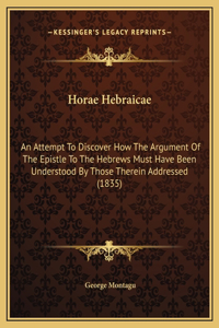 Horae Hebraicae