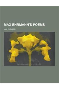 Max Ehrmann's Poems
