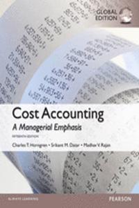 Cost Accounting, Global Edition