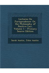 Lectures on Jurisprudence