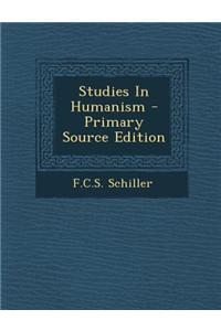 Studies in Humanism