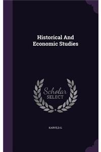 Historical And Economic Studies