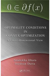 Optimality Conditions in Convex Optimization