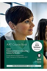 AAT - Business Tax FA 2016: Coursebook