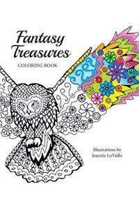 Fantasy Treasures Coloring Book