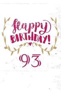 Happy Birthday 93