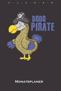 Dodo Vogel als Pirat Monatsplaner
