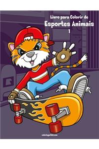 Livro para Colorir de Esportes Animais 1