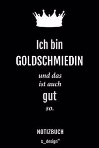 Notizbuch für Goldschmiede / Goldschmied / Goldschmiedin