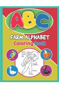 ABC Farm Alphabet Coloring Book