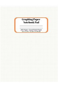 Graphing Paper Notebook Pad
