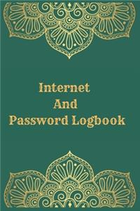 Internet And Password Logbook