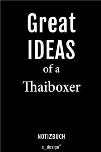Notizbuch für Thaiboxer