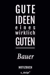 Notizbuch für Bauer