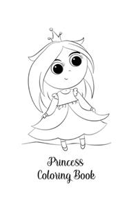 Princess Coloring Book: Coloring Toy Gifts for Kids ages 2-4,4-8, Girls 4-8, Toddler or Adult Relaxation - Large Print Birthday Party Favors Gifts Made in USA