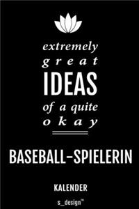 Kalender für Baseball-Spieler / Baseball-Spielerin