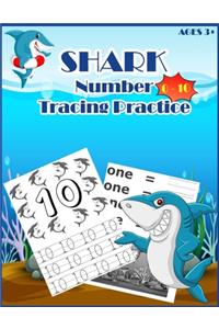 SHARKSNUMBER Tracing Practice