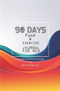 Food and Exercise Journal for Men