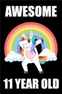 11th Birthday Dabbing Unicorn