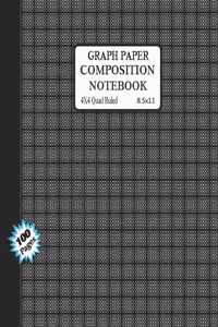 Graph paper composition notebook