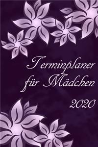 Terminplaner für Mädchen 2020