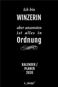 Kalender 2020 für Winzer / Winzerin