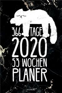 Katzenkönig 2020 366 Tage 53 Wochenplaner