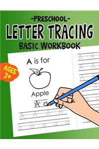 preschool letter tracing basic workbook