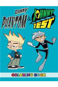 Danny Phantom and Johnny Test Coloring Book