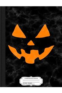 Jack-O-Lantern Pumpkin Halloween Costume Composition Notebook