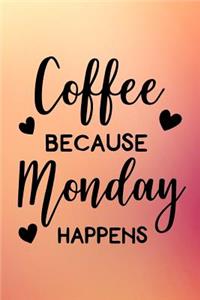 Coffe Because Monday Happens