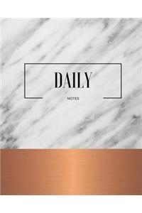 Daily Notes - Marble Notebook