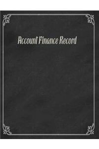 Account Finance Record