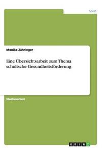 Eine Übersichtsarbeit zum Thema schulische Gesundheitsförderung