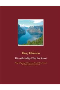 Die vollständige Edda des Snorri Sturluson