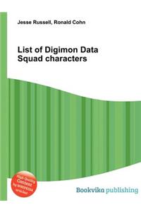 List of Digimon Data Squad Characters