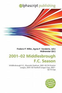 2001-02 Middlesbrough F.C. Season