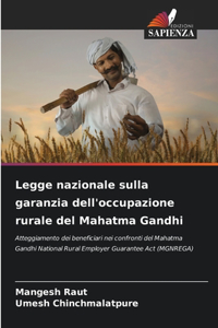 Legge nazionale sulla garanzia dell'occupazione rurale del Mahatma Gandhi