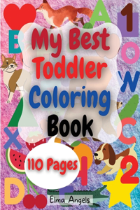 My Best Toddler Coloring Book
