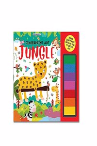 Jungle Fingerprint Art Activity Book