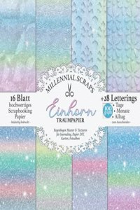 Einhorn TRAUMPAPIER Regenbogen Muster & Texturen