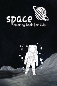 space coloring book for kids