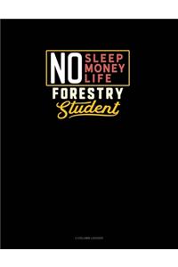 No Sleep. No Money. No Life. Forestry Student